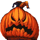 a glowing jack-o-lantern