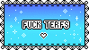 a stamp that says 'Fuck TERFS'