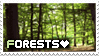 a stamp of a forest