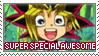 a gif of Yugi with the caption blinking 'Super Special Awesome!'